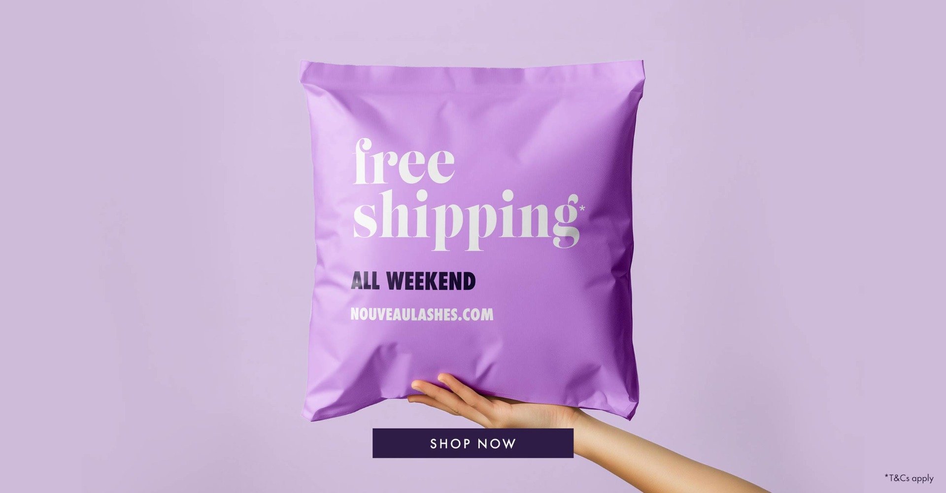 Nouveau Lashes Free Delivery Weekend