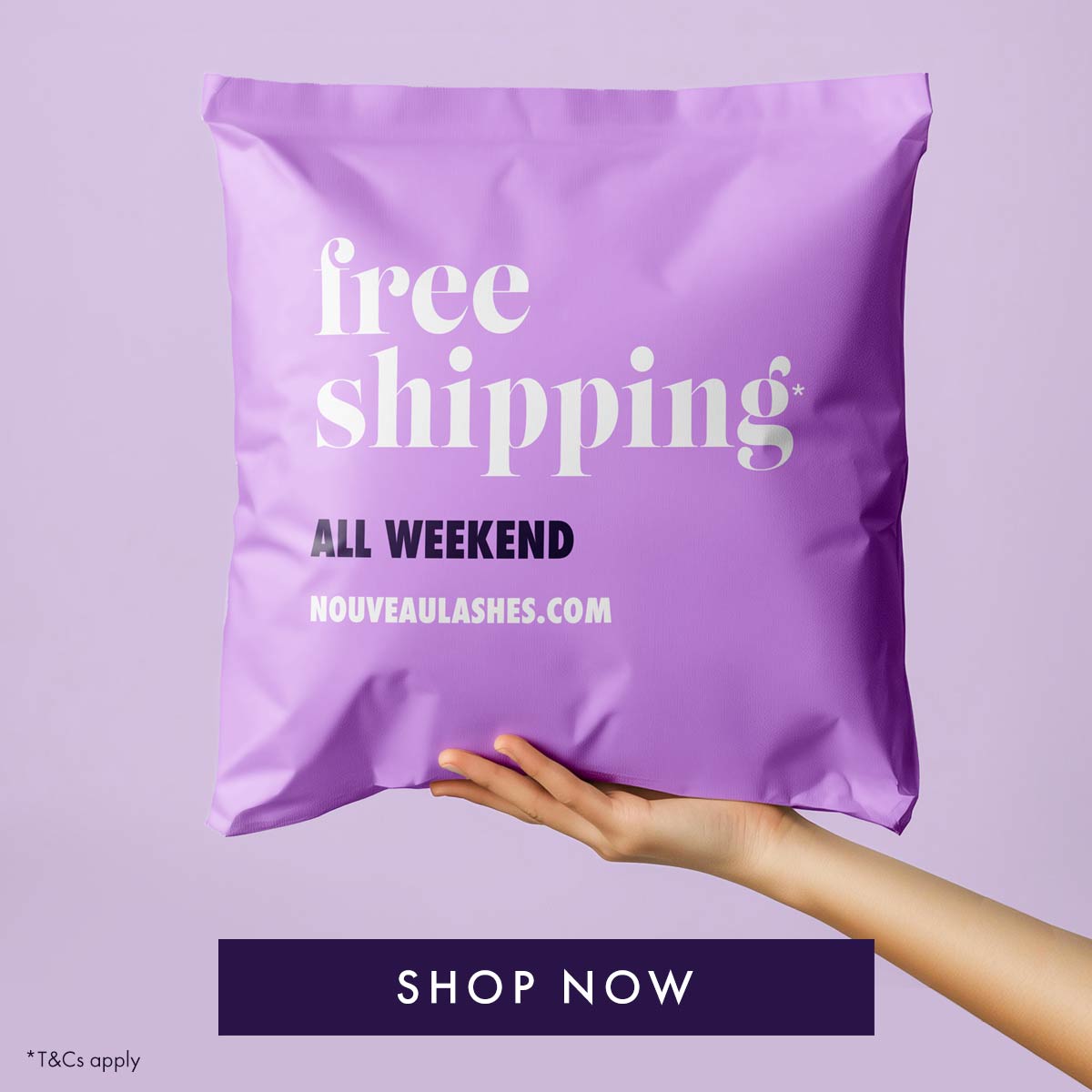 Nouveau Lashes Free Delivery Weekend