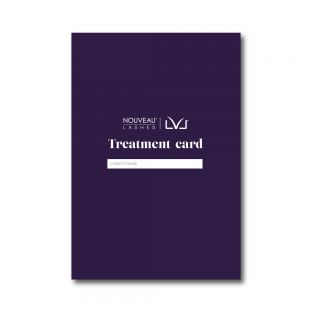 LVL Treatment Record Cards Front Nouveau Lashes