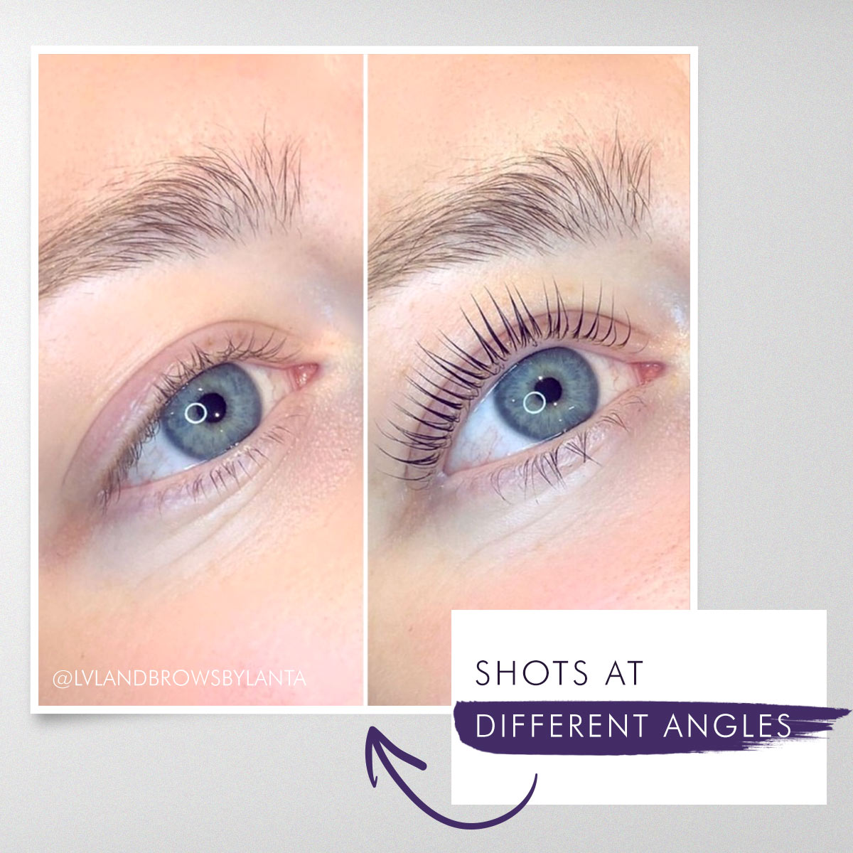 How to photograph lashes