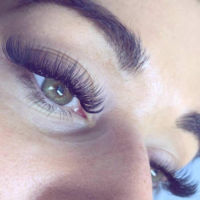 SVS Volume Lash Extensions Before and After