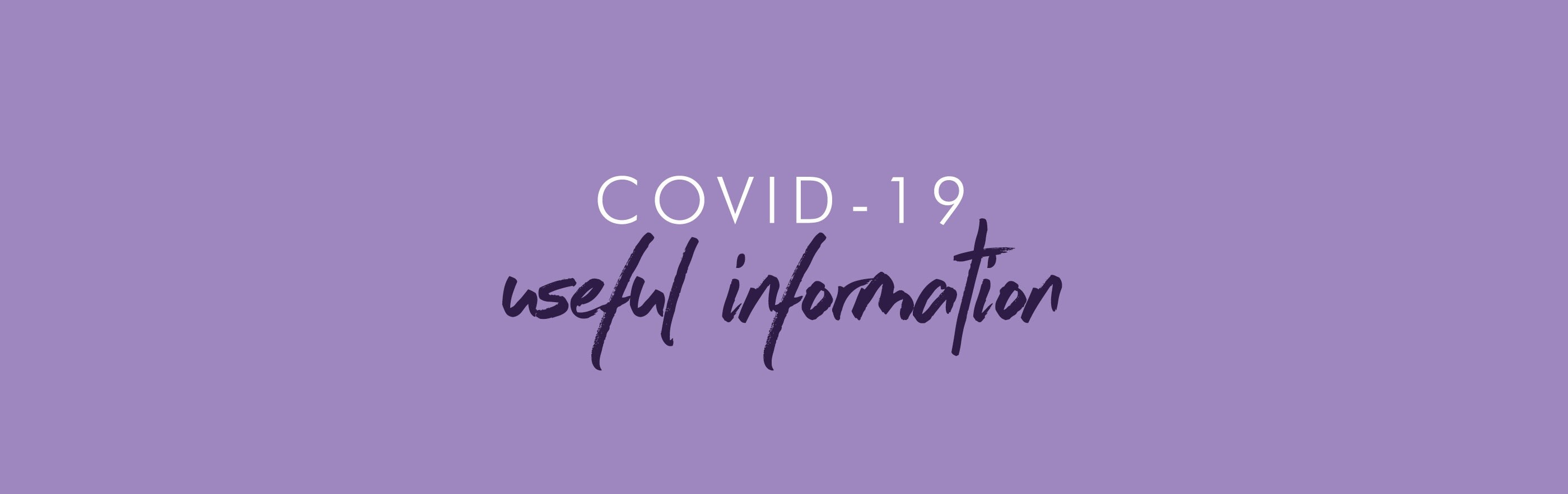 COVID-19 Useful Information